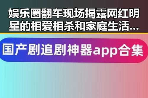娱乐圈翻车现场揭露网红明星的相爱相杀和家庭生活曝光